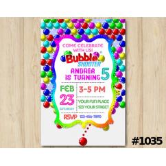 Bubble Shooter Invitation
